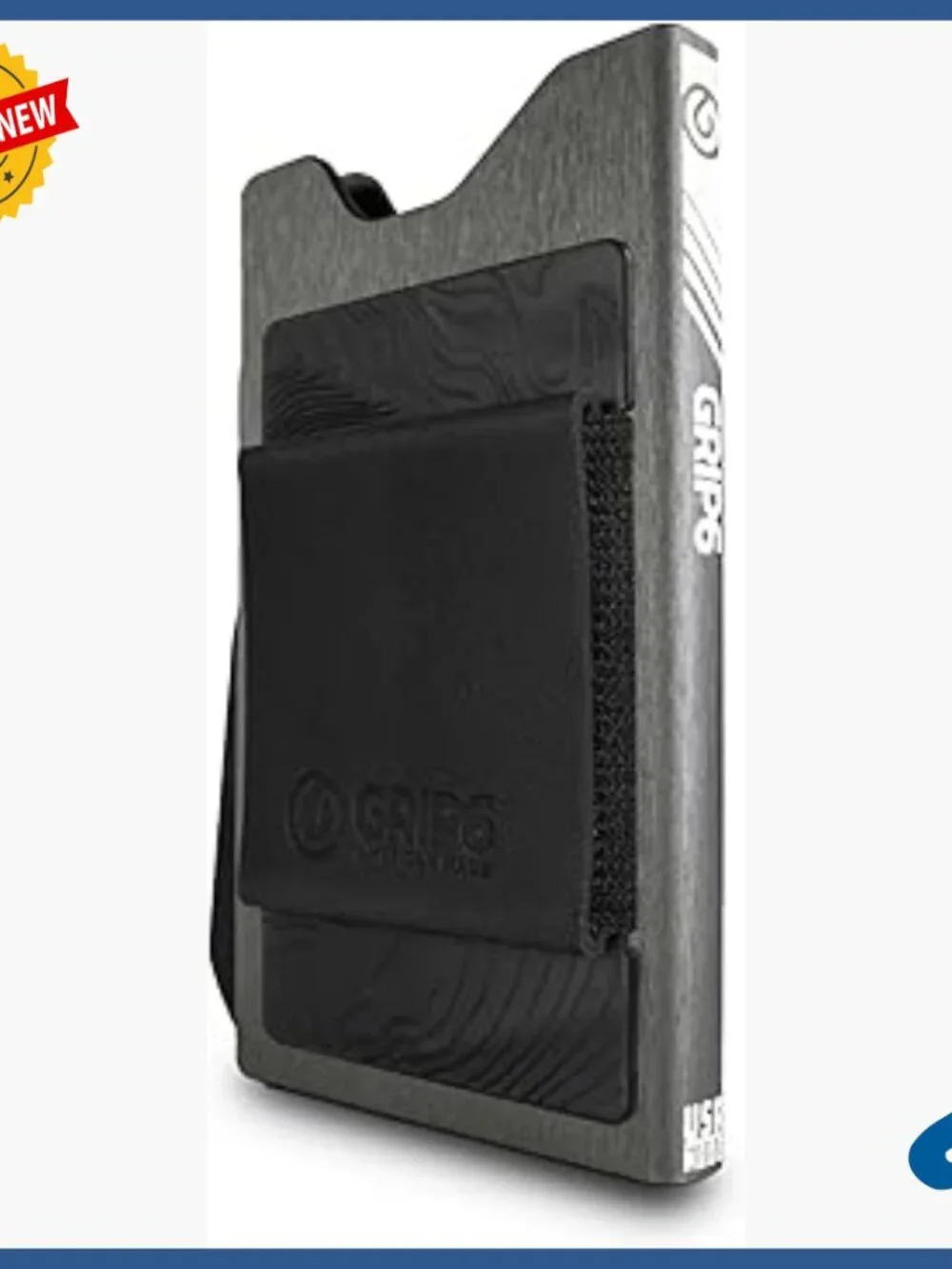 Slim RFID Blocking Aluminum Wallet Minimalist Card Holder Compact Travel